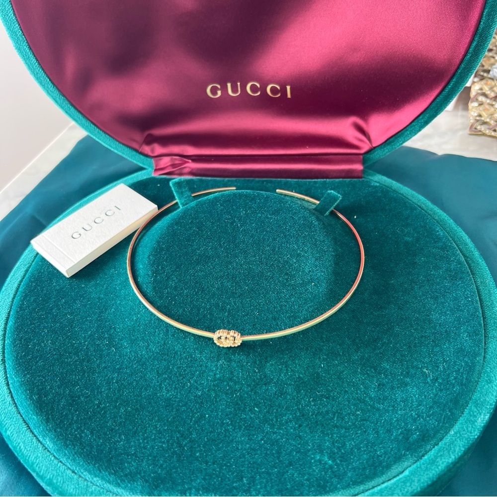 Gucci solid 18k GOLD Diamond Choker ✨RARE✨ - Picture 6 of 10